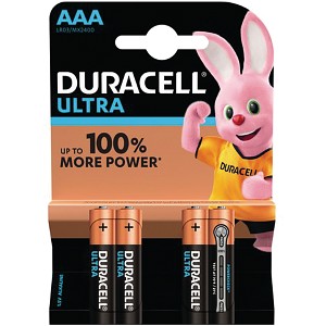 Duracell Ultra Power AAA pack of 4