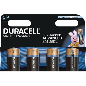 Duracell Ultra Power C, 4 kpl