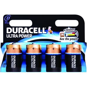 Duracell Ultra Power D, 4 kpl