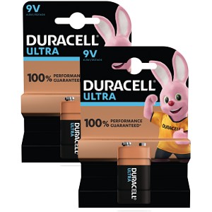 Duracell Ultra Power 9V, 2 kpl
