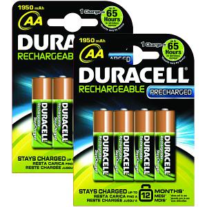 Duracell StayCharged AA 8 kpl