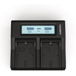 CCD-TRV77 Duracell LED Dual DSLR Battery Charger