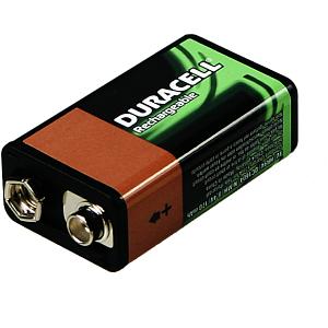 Duracell ladattava 9V 1 kpl