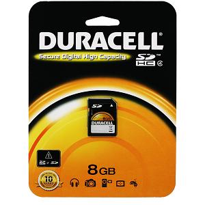 Duracell 8GB Secure Digital Muistikortti