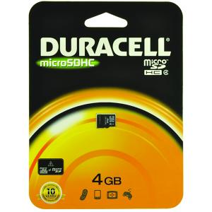 Duracell 4GB Micro SD kortti