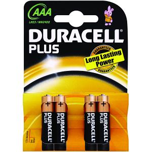 Duracell Plus AAA 4kpl