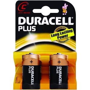 Title Duracell Plus C Size 2 Pack