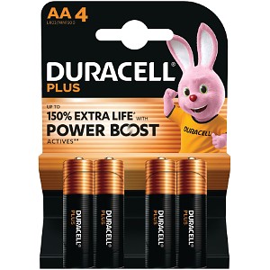 Duracell Plus Power AA 4 Pack