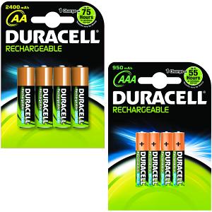 Duracell AA & AAA Rechargeables
