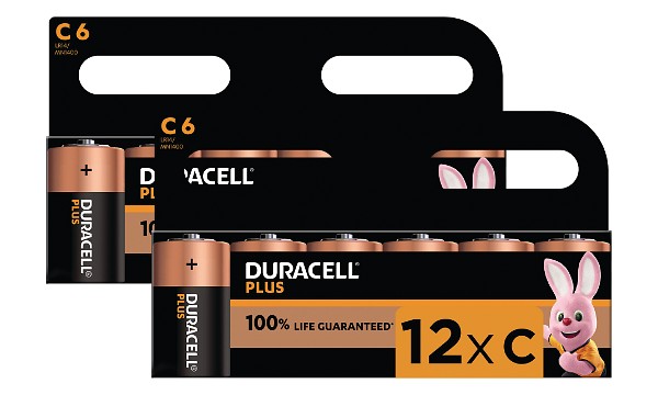 Duracell Plus Power C-koko (12 kpl)
