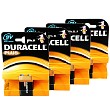 Duracell Plus 9V paristo, 4 kpl