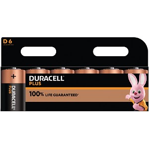 Duracell Plus Power D-koko (6kpl)