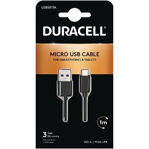 Duracell 1m USB-A-Micro-USB-kaapeli