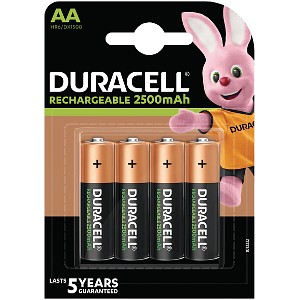 Duracell PreCharged AA 2500mAh 4 kappaletta