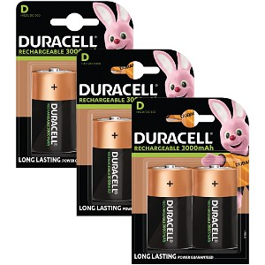 Duracell D Ladattava paristo x 6