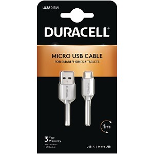 Duracell 1m USB-A-Micro-USB kaapeli