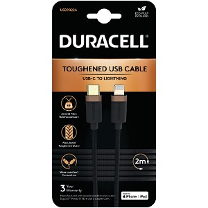 Duracell 2m USB-C ja Lightning-kaapeli (2m)