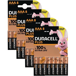 Duracell Plus 32x AAA erikoistarjouspaketti