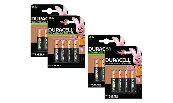 Duracell PreCharged AA 2500mAh x 16