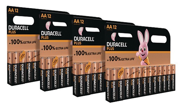 Duracell Plus AA Battery 48 Pack