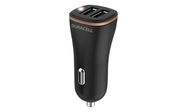 Duracell 18W + 12W kaksois-USB-A autolaturi autossa