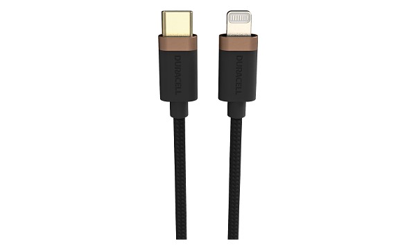 Duracell 2m USB-C ja Lightning-kaapeli (2m)