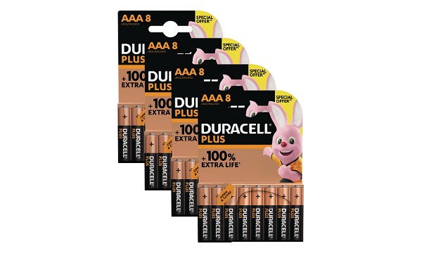 Duracell Plus 32x AAA erikoistarjouspaketti