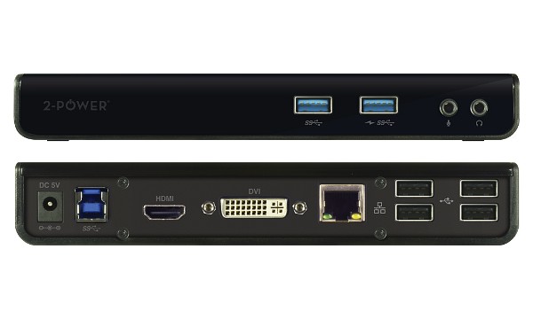 3Q9-00002 USB 3.0 kahden näytön telakointiasema